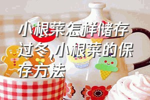 小根菜怎样储存过冬（小根菜的保存方法）