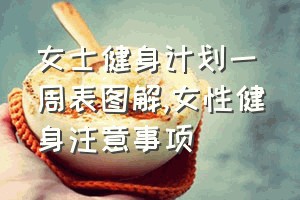 女士健身计划一周表图解（女性健身注意事项）