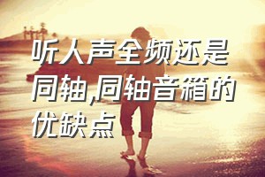 听人声全频还是同轴（同轴音箱的优缺点）