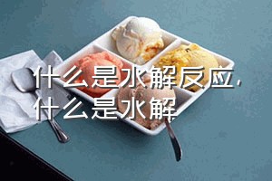 什么是水解反应（什么是水解）