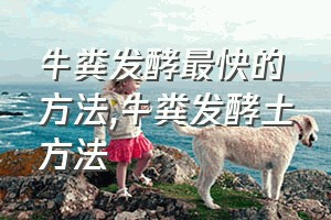 牛粪发酵最快的方法（牛粪发酵土方法）