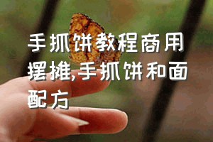 手抓饼教程商用摆摊（手抓饼和面配方）