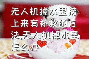 无人机掉水里捞上来有补救的方法（无人机掉水里怎么办）