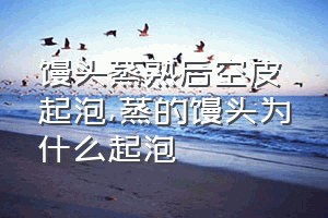 馒头蒸熟后空皮起泡（蒸的馒头为什么起泡）