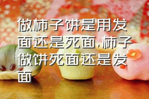 做柿子饼是用发面还是死面（柿子做饼死面还是发面）