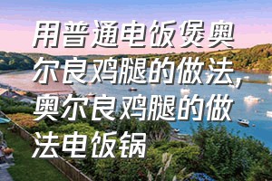 用普通电饭煲奥尔良鸡腿的做法（奥尔良鸡腿的做法电饭锅）