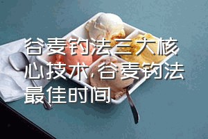 谷麦钓法三大核心技术（谷麦钓法最佳时间）