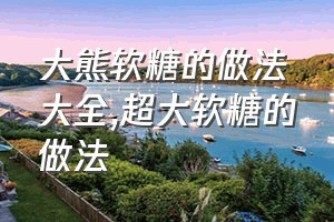 大熊软糖的做法大全（超大软糖的做法）