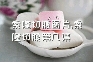 索隆切腹图片（索隆切腹第几集）