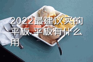 2022最建议买的平板（平板有什么用）