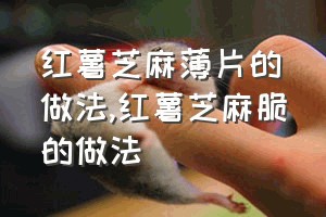 红薯芝麻薄片的做法（红薯芝麻脆的做法）