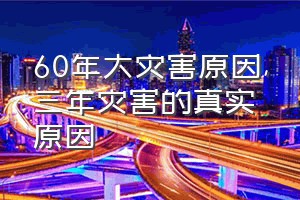 60年大灾害原因（三年灾害的真实原因）