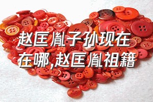 赵匡胤子孙现在在哪（赵匡胤祖籍）