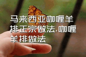 马来西亚咖喱羊排正宗做法（咖喱羊排做法）