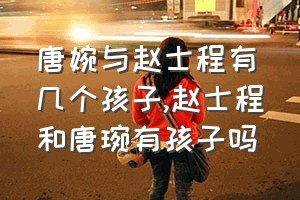 唐婉与赵士程有几个孩子（赵士程和唐琬有孩子吗）