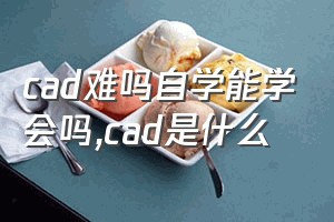 cad难吗自学能学会吗（cad是什么）