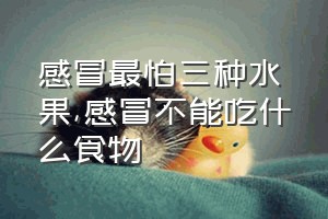 感冒最怕三种水果（感冒不能吃什么食物）