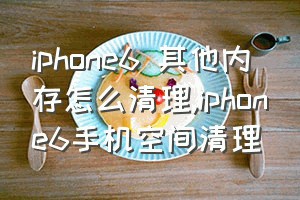 iphone6 其他内存怎么清理（iphone6手机空间清理）
