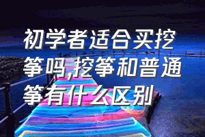 初学者适合买挖筝吗（挖筝和普通筝有什么区别）