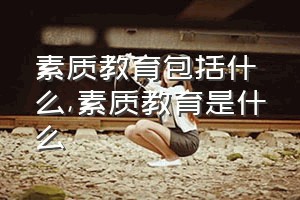 素质教育包括什么（素质教育是什么）