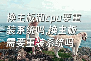 换主板和cpu要重装系统吗（换主板需要重装系统吗）