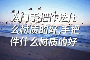 入门手把件选什么材质的好（手把件什么材质的好）