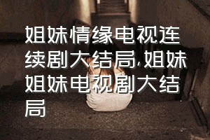 姐妹情缘电视连续剧大结局（姐妹姐妹电视剧大结局）