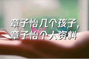 章子怡几个孩子（章子怡个人资料）