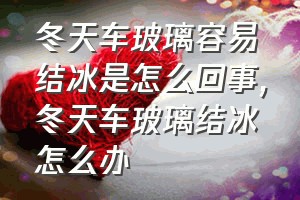 冬天车玻璃容易结冰是怎么回事（冬天车玻璃结冰怎么办）