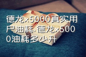 德龙x5000真实用户油耗（德龙x5000油耗多少升）