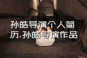 孙皓导演个人简历（孙皓导演作品）