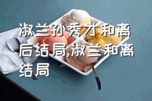 淑兰孙秀才和离后结局（淑兰和离结局）