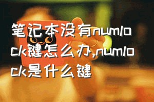 笔记本没有numlock键怎么办（numlock是什么键）