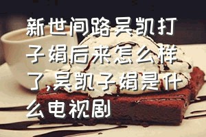 新世间路吴凯打子娟后来怎么样了（吴凯子娟是什么电视剧）