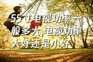 55寸电视功率一般多大（电视功率大好还是小好）