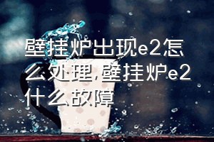 壁挂炉出现e2怎么处理（壁挂炉e2什么故障）