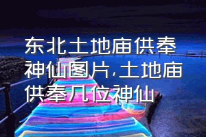 东北土地庙供奉神仙图片（土地庙供奉几位神仙）