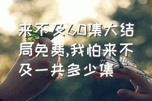 来不及60集大结局免费（我怕来不及一共多少集）