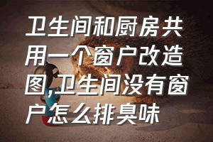 卫生间和厨房共用一个窗户改造图（卫生间没有窗户怎么排臭味）