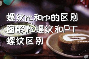 螺纹rc和rp的区别图解（rc螺纹和PT螺纹区别）