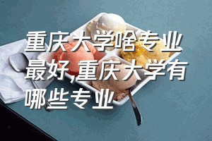 重庆大学啥专业最好（重庆大学有哪些专业）