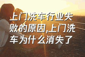 上门洗车行业失败的原因（上门洗车为什么消失了）