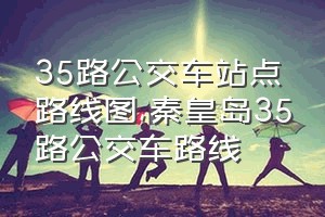 35路公交车站点路线图（秦皇岛35路公交车路线）