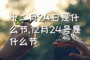 十二月24日是什么节（12月24号是什么节）