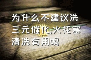 为什么不建议洗三元催化（火花塞清洗有用吗）