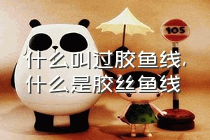 什么叫过胶鱼线（什么是胶丝鱼线）