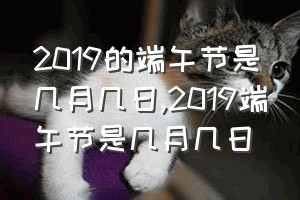 2019的端午节是几月几日（2019端午节是几月几日）