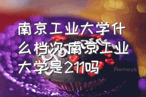 南京工业大学什么档次（南京工业大学是211吗）