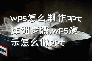 wps怎么制作ppt详细步骤（wps演示怎么做ppt）
