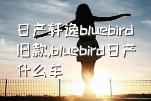 日产轩逸bluebird旧款（bluebird日产什么车）